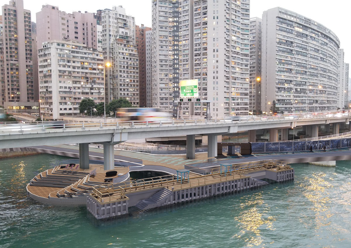 香港中环及湾仔绕道和东区走廊连接路 | AECOM - 景观网